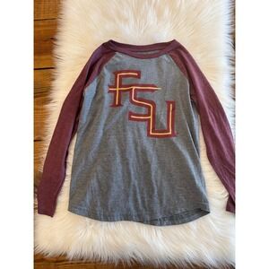 FSU Florida State Seminole long sleeve tee‎ medium youth